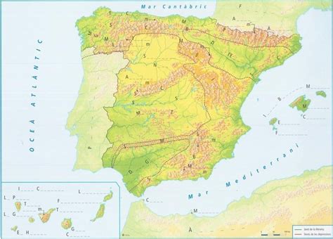 coneixement del medi social  de primaria tema  el medi natural  espanya  europa