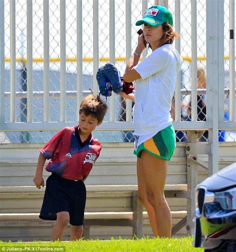 Brooke Burke Charvet Shows Off Her Incredibly Toned Legs In Tiny Shorts