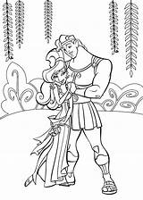 Coloring Pages Hercules Kids Disney Printable Adult Wedding sketch template