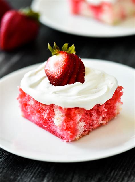 strawberry jello poke cake life in the lofthouse