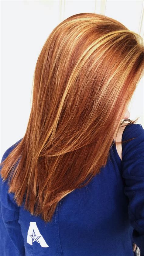 Red Highlights Ideas For Blonde Brown And Black Hair