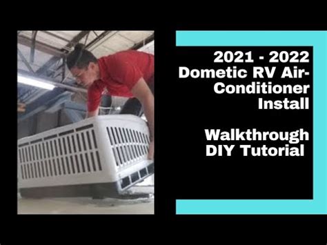 dometic brisk ii air conditioner replacement walkthrough diy rv ac repair troubleshooting