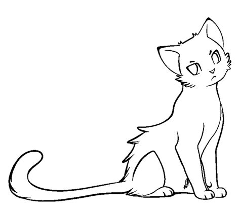 warrior cats coloring pages coloringpages funkidtscom simple cat