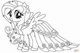 Coloring Fluttershy Pages Printable Colorings Paper sketch template