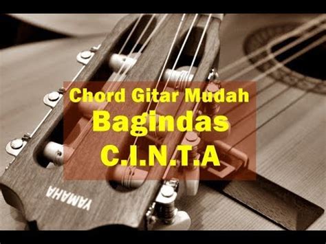 kunci gitar bagindas cinta  mudah bangett youtube