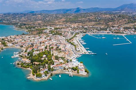aerial view   greek holiday resort porto heli  ermi flickr