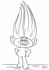 Trolls Coloring Diamond Guy Pages Colouring Outline Dreamworks Printable Drawing Kids Poppy Bubakids Color Troll Cartoon Para Print Party Branch sketch template
