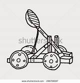 Trebuchet Doodle Clip Catapult Coloring Vector Clipart Illustrations Stock Slingshot Designlooter Shutterstock Clipground Similar Drawings sketch template