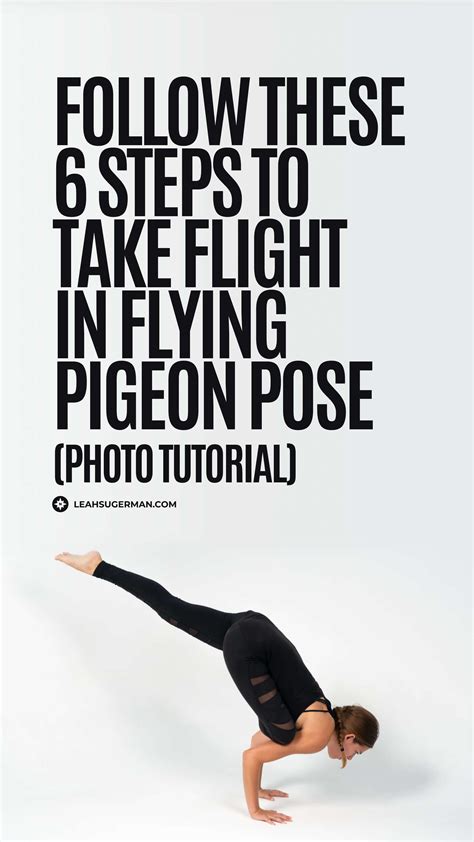flying pigeon pose eka  galavasana step  step photo tutorial