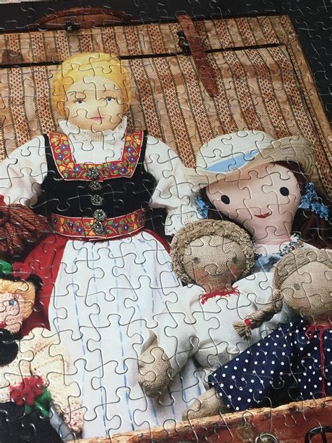1980s Handmade Dolls Jigsaw Puzzle 550 Pieza Completa Cesta Etsy España