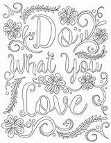 Affirmation Colouring Sheet sketch template
