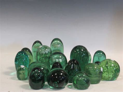 20 Various Glass Dumps In Cheffins Fine Art