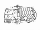 Camion Colorare Garbage Spazzatura Immondizie Atuttodonna Scania sketch template