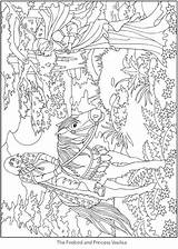 Dover Publications Enchanting sketch template