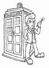 Who Coloring Doctor Pages Tardis Dr Printable Colouring Kids Sheets Tennant Cartoon Getcolorings Book Visit Print Coloringpagesfortoddlers Fan sketch template