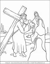 Jesus Cross Coloring Died Getdrawings sketch template