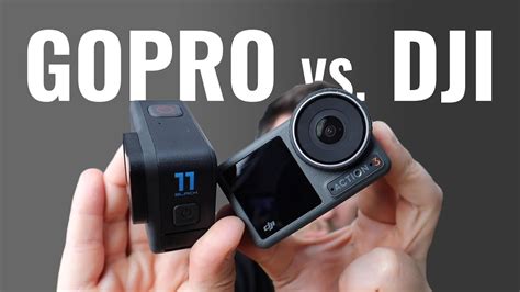 gopro   dji action     differences youtube