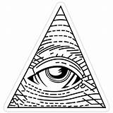 Illuminati Kibo sketch template