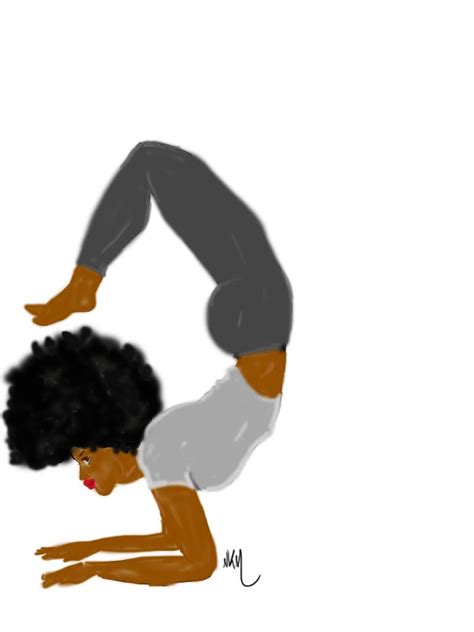 nikisgroove sunday yoga black girl yoga black girl art
