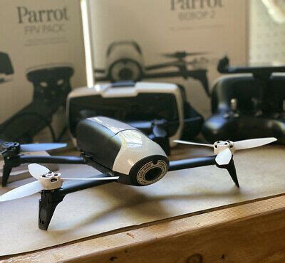 parrot bebop drone  fpv white complete  skycontroller drone camera drone bebop