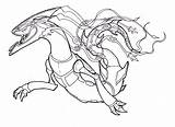 Rayquaza Pokemon Coloring Pages Printable Mega Drawing Legendary Color Sheets Colouring Fanart Lineart Coloriage Detailed Print Getdrawings Pikachu Drawings Colorin sketch template