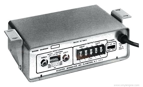 stanton model  professional stereo pre amplifier manual vinyl engine