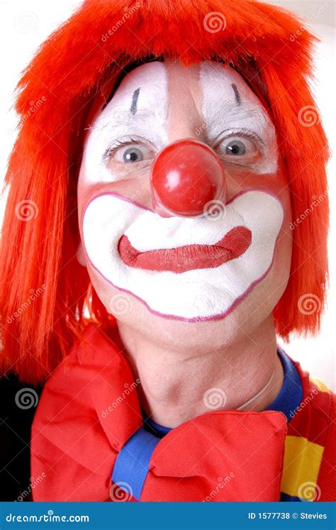 circus clown stock photo image  studio fair carnival
