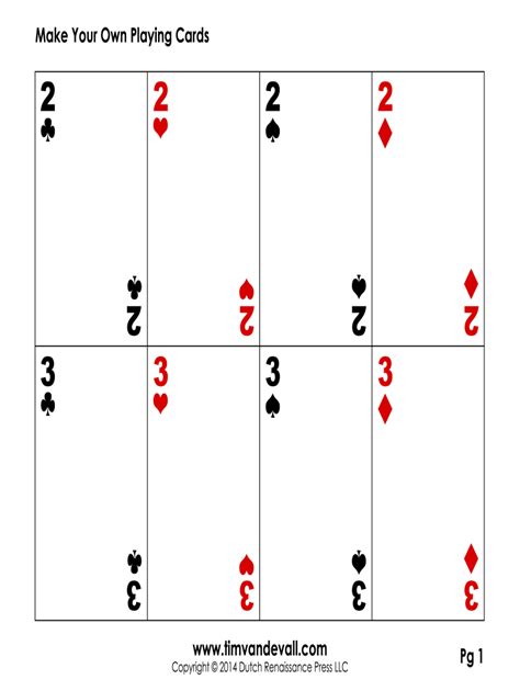 playing card maker fill  printable fillable blank pdffiller