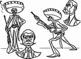 Coloring Cartoonized Cowboy Zapata Wecoloringpage sketch template