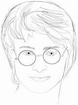 Potter Harry Draw Drawing Step Radcliffe Daniel Easy Drawings Sketch Lesson Pencil Hair Hpotter Tutorial Drawinghowtodraw Cool 2010 Choose Board sketch template