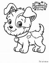 Coloring Shortcake Strawberry Puppy Pages Print Color Choose Board sketch template