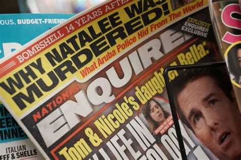 national enquirer  sale  tabloid feels heat    scandals