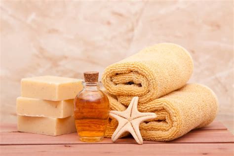 essential oils spa decor stock image image  massage