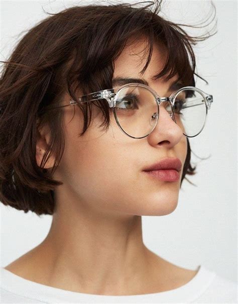 pin by frances on ppl bangs and glasses hairstyles with glasses