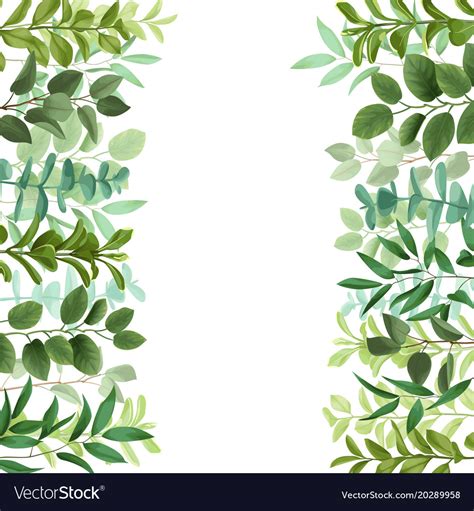 template  greenery royalty  vector image