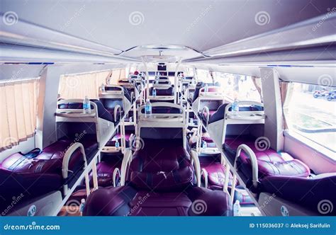 interior  sleeper bus  tourists   passengers stock image image  identity home