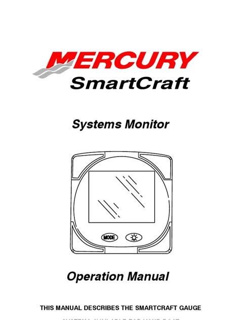 mercury smartcraft sc wiring diagram