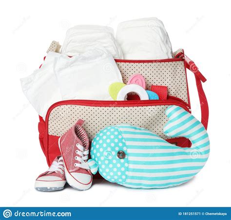 maternity bag  disposable diapers  childs accessories  background stock image image