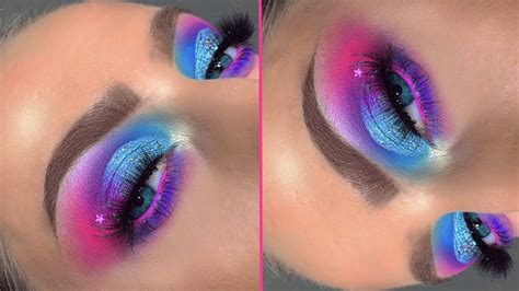 Colourful Instagram Eyeshadow Makeup Tutorial Pink