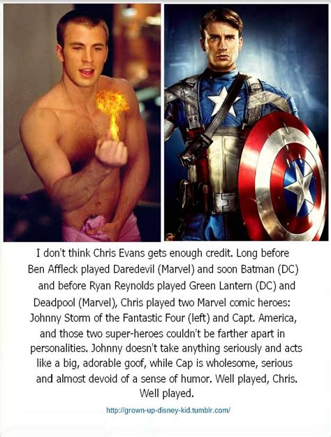 Chris Evans One Of The Hottest Marvel Super Heroes Out