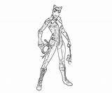 Catwoman Batman Arkham City Armor Coloring Pages sketch template