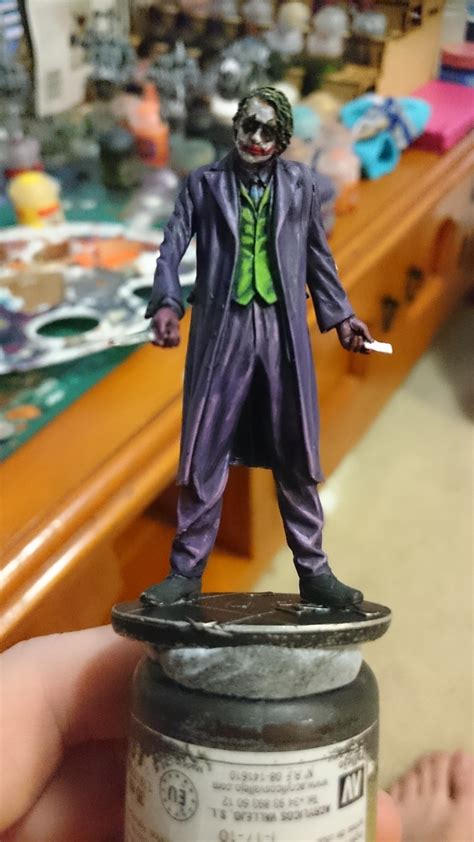 not 40k but a knight models product wip joker for my brother imgur