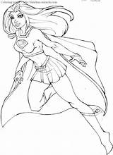 Coloring Pages Super Supergirl Miracle Timeless Heroes sketch template