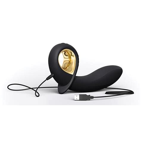 dorcel deep expand inflatable anal vibrator black and gold
