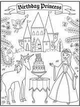 Crayola Princesses Chateau Elsa sketch template