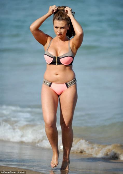 lauren goodger shows off her perfect pout and ample
