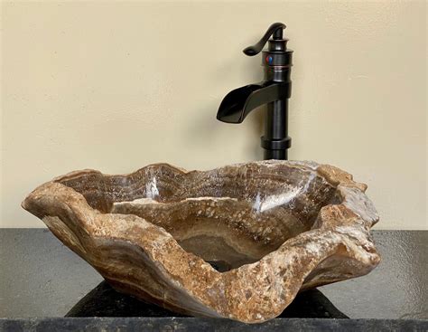 natural stone sink onyx sink rustic travertine marble hand carved vessel sink vanity