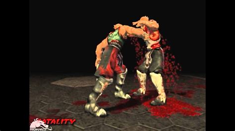 [hd] Mortal Kombat Deception Baraka Fatality 1 Youtube