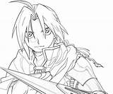 Elric Pages Edward Coloring Weapon Getcolorings Paper Getdrawings sketch template