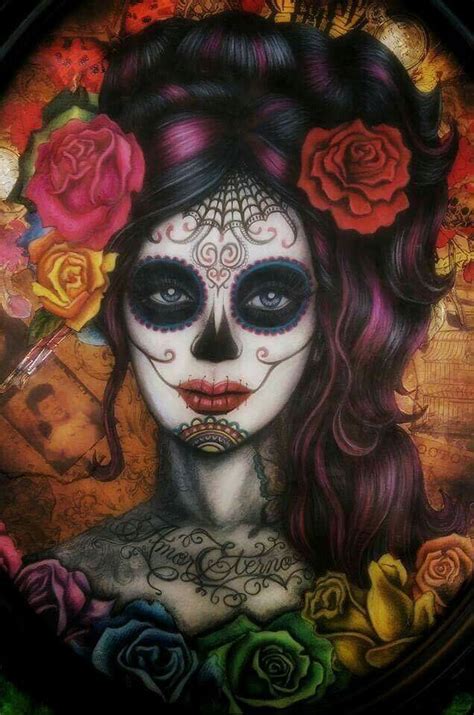 Sugar Skull Drawings Airbrush Art Body Art Tattoos Skull
